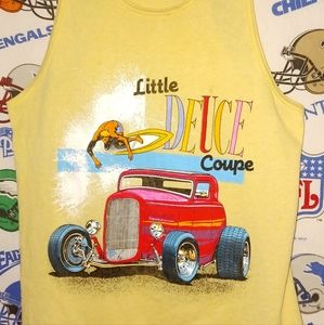 Vintage Vtg 1988 Little Deuce Coupe Hot Rod Surfing Surfer Beach Boys Tank Top
